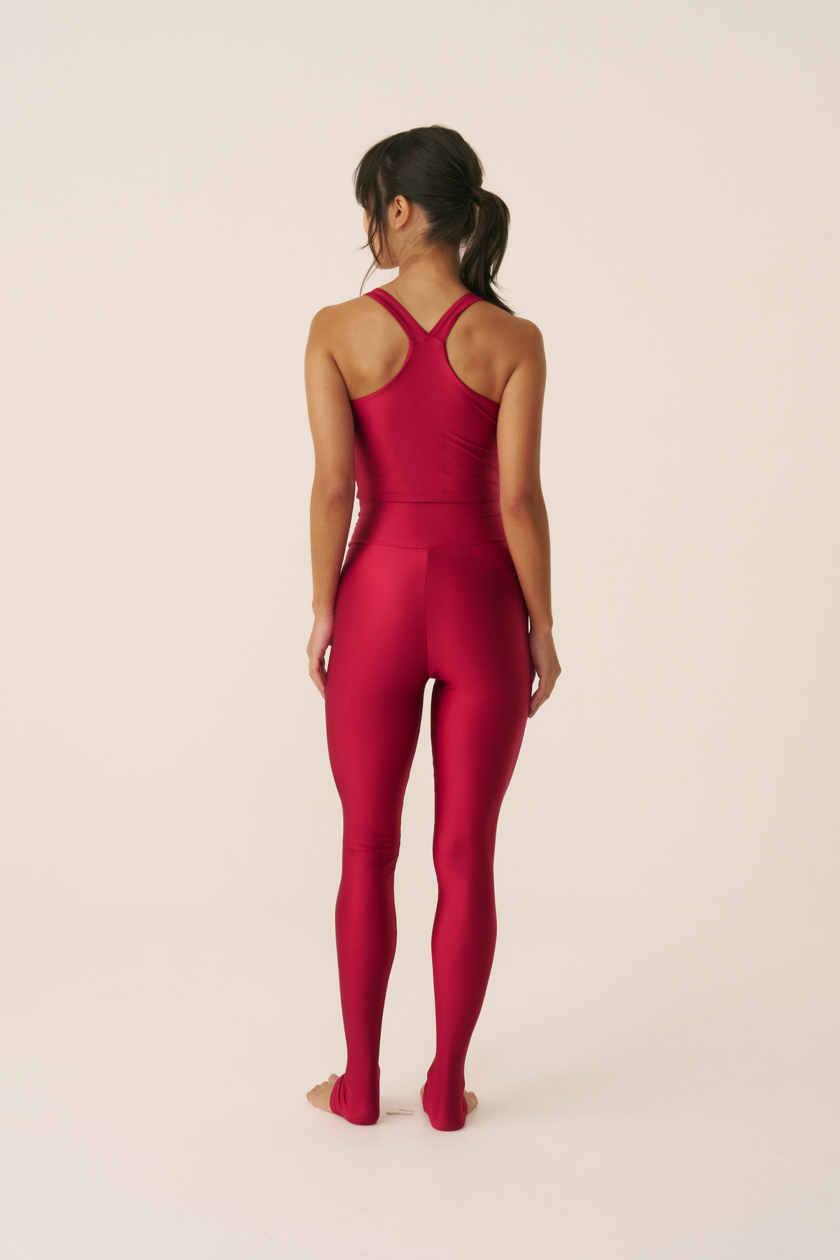 Legging Slim Lis Cherry