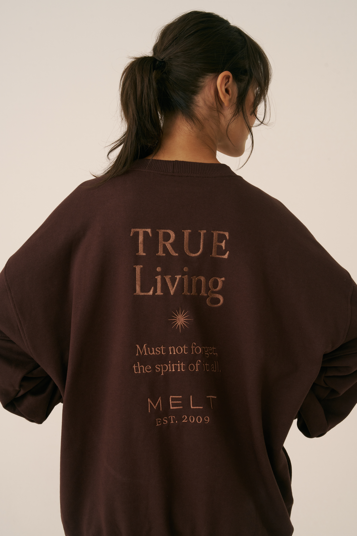 Moletom - Sweatshirt True Living Cocoa