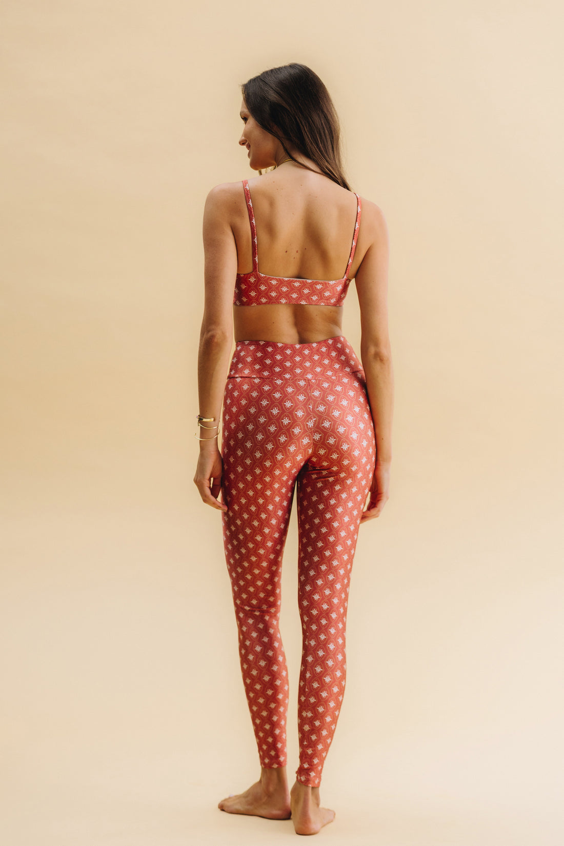 Legging Slim Red Tile