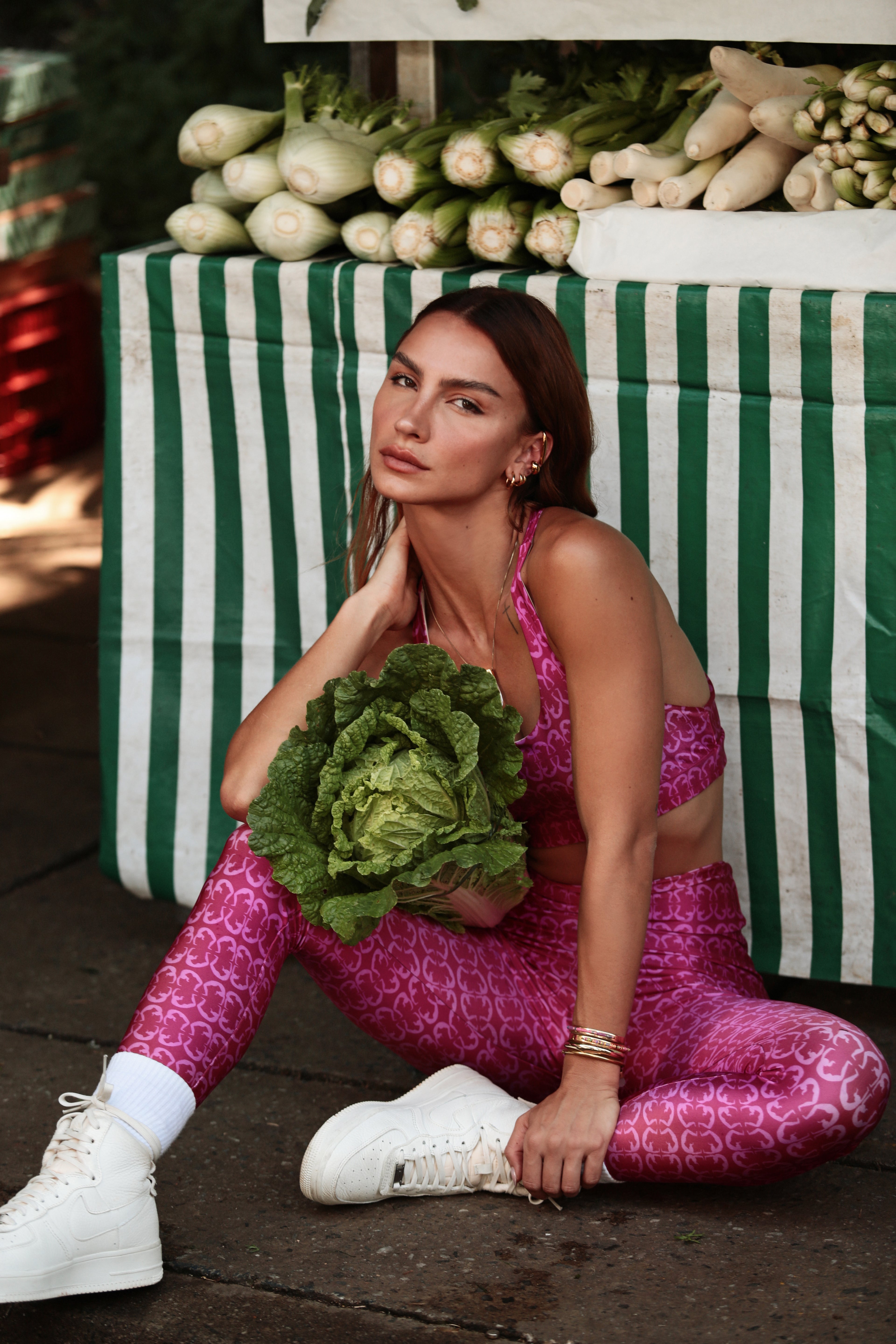 Slim Backbend Pink Legging - Melt