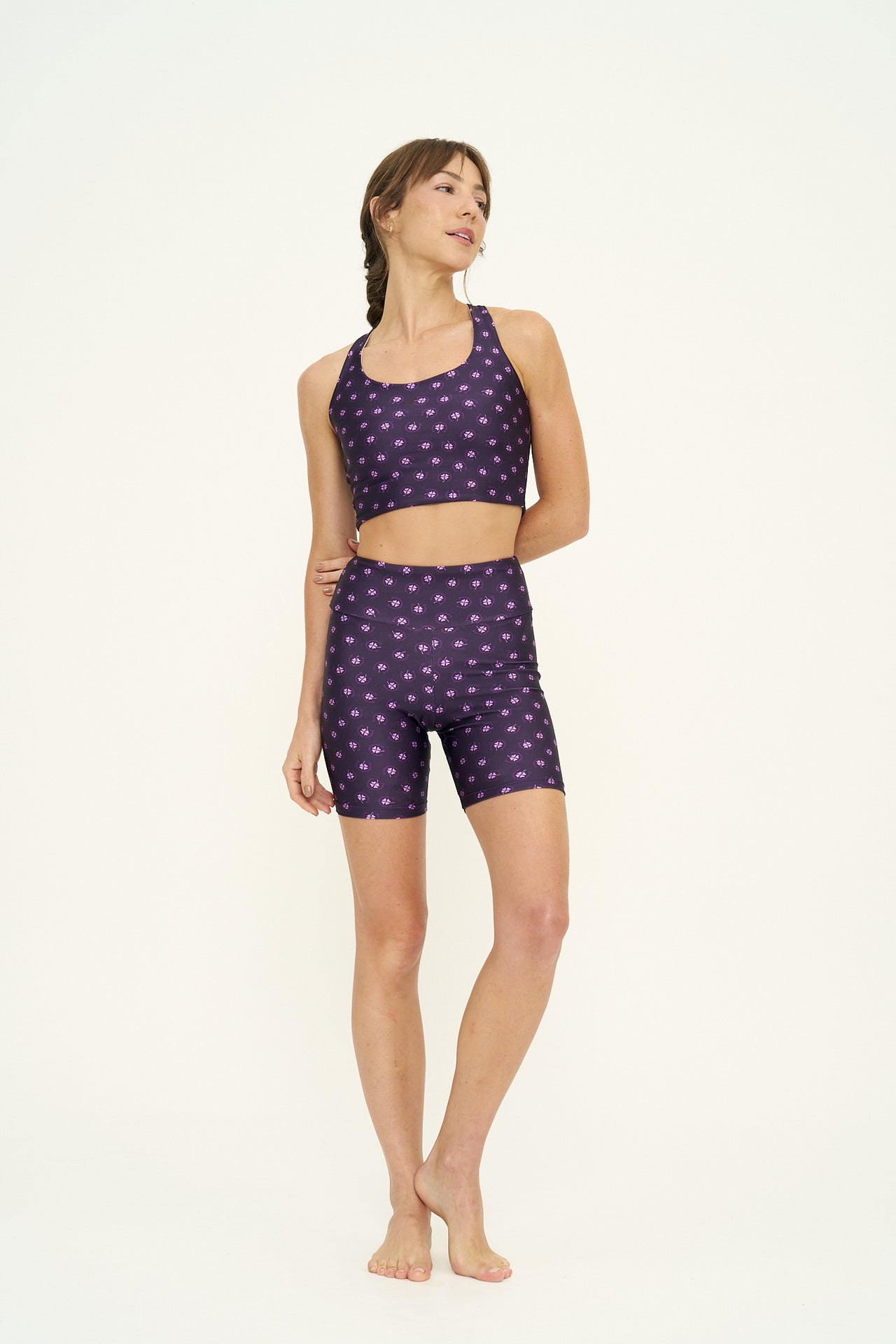 Shorts High Lucky Purple