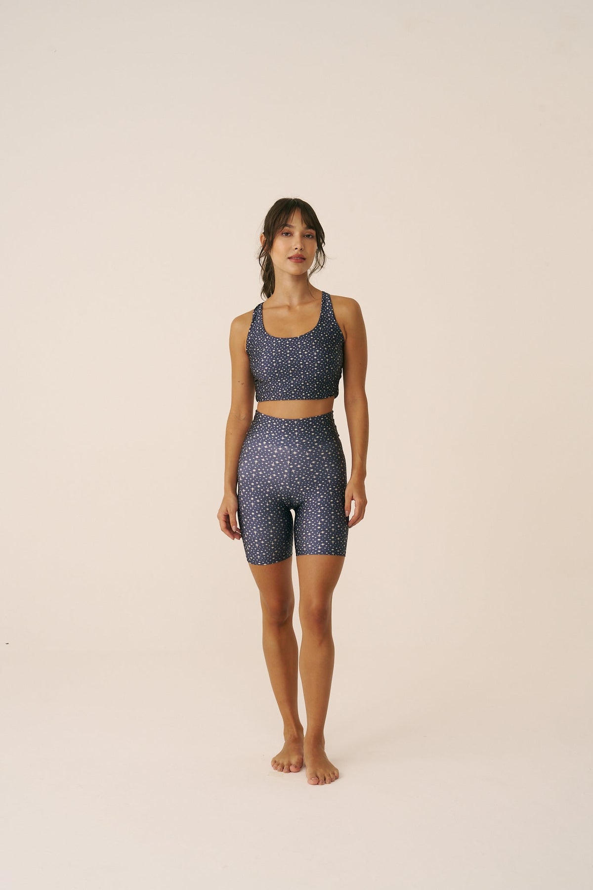 Shorts Slim Blue Galaxy