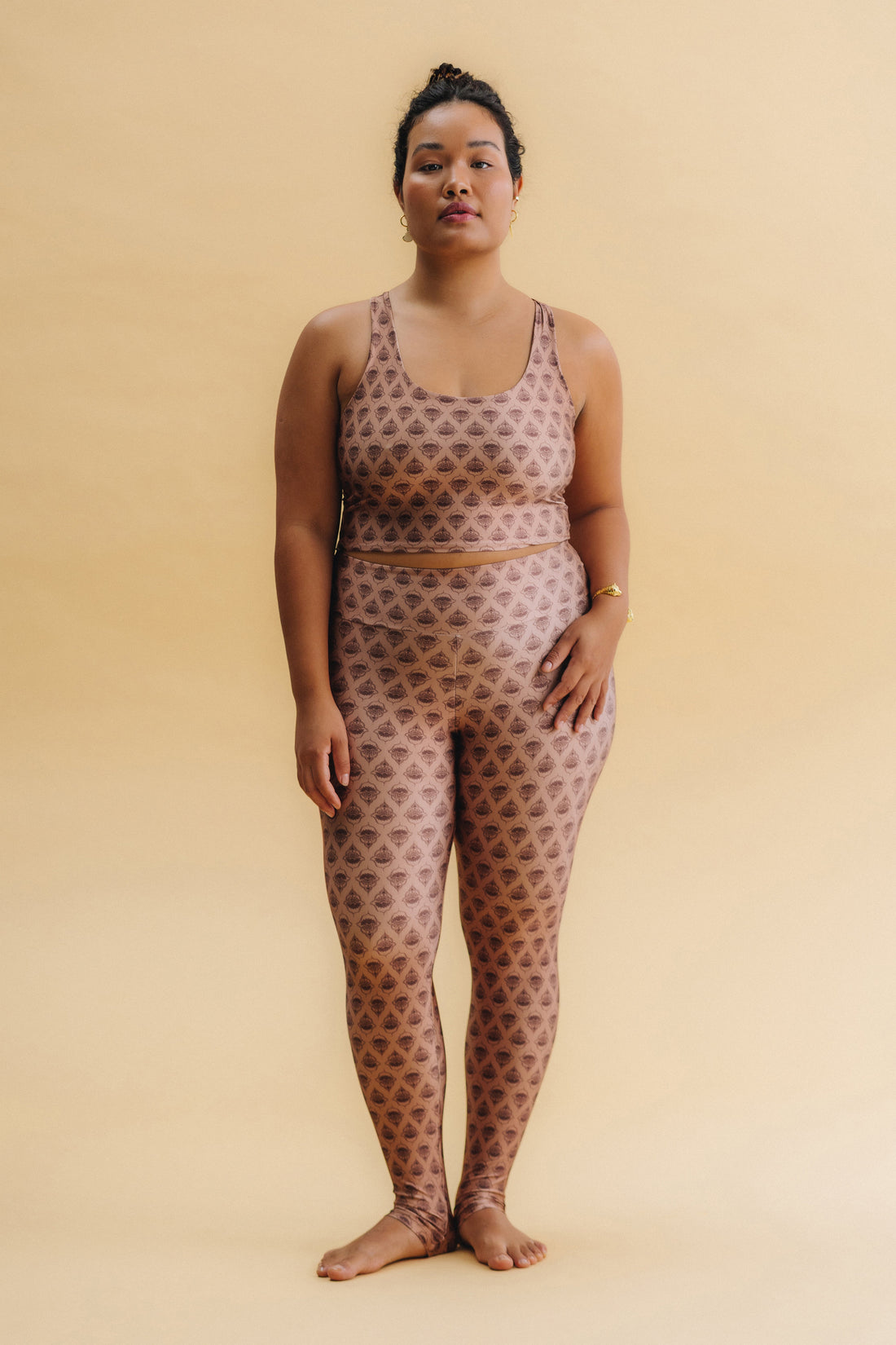 Legging Slim Hamsá Mocha