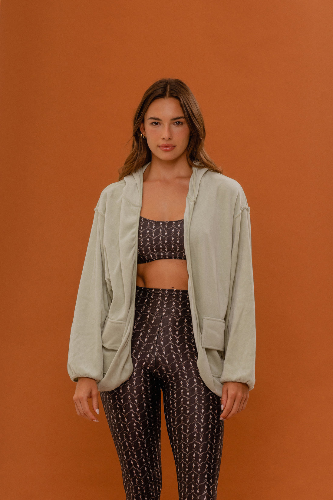 Comfort Pistachio Coat - 100% Organic Cotton