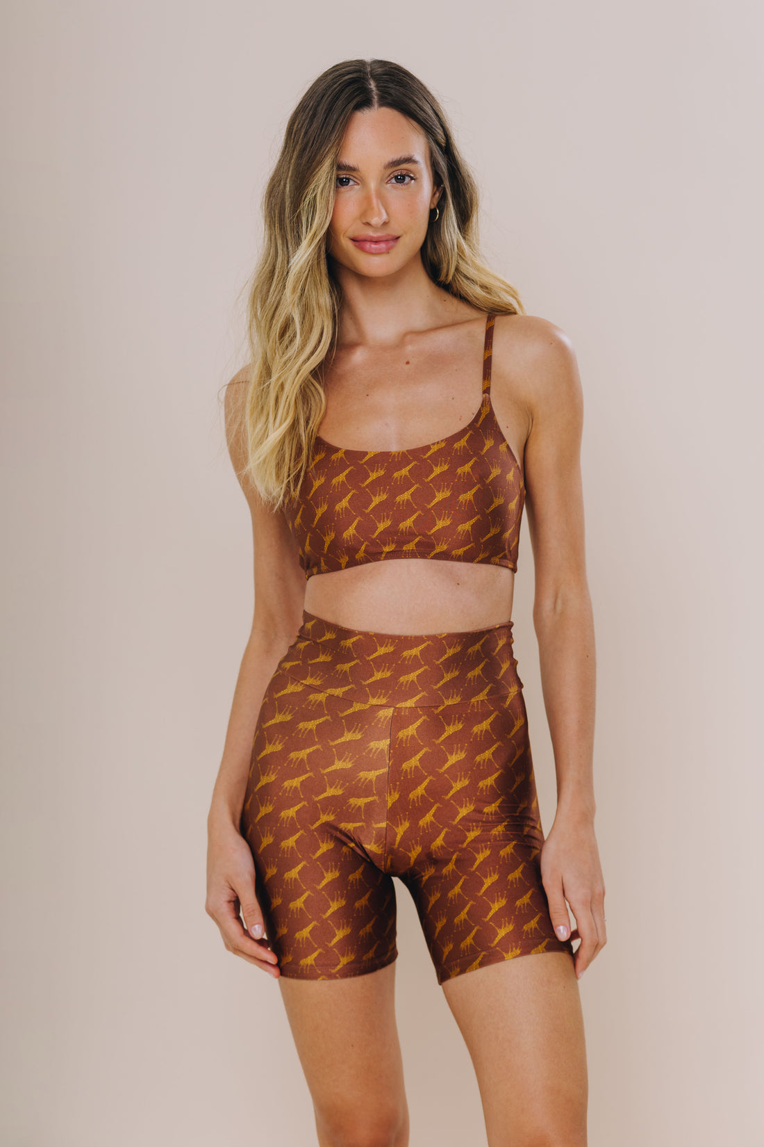 New Fit Brown Giraffe Top - Melt