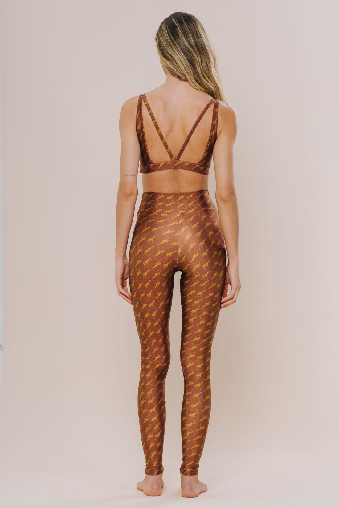 Brown Giraffe High Legging - Melt