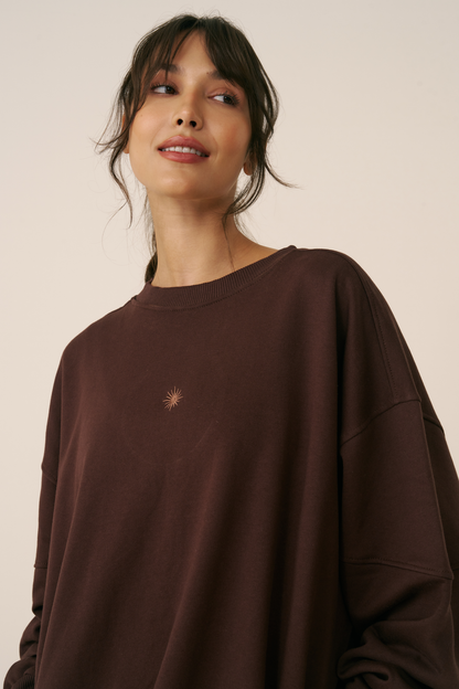 Moletom - Sweatshirt True Living Cocoa