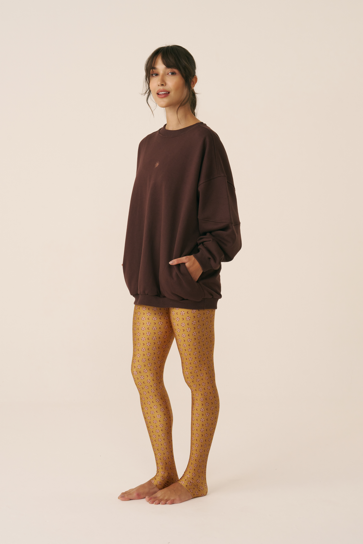 Moletom - Sweatshirt True Living Cocoa