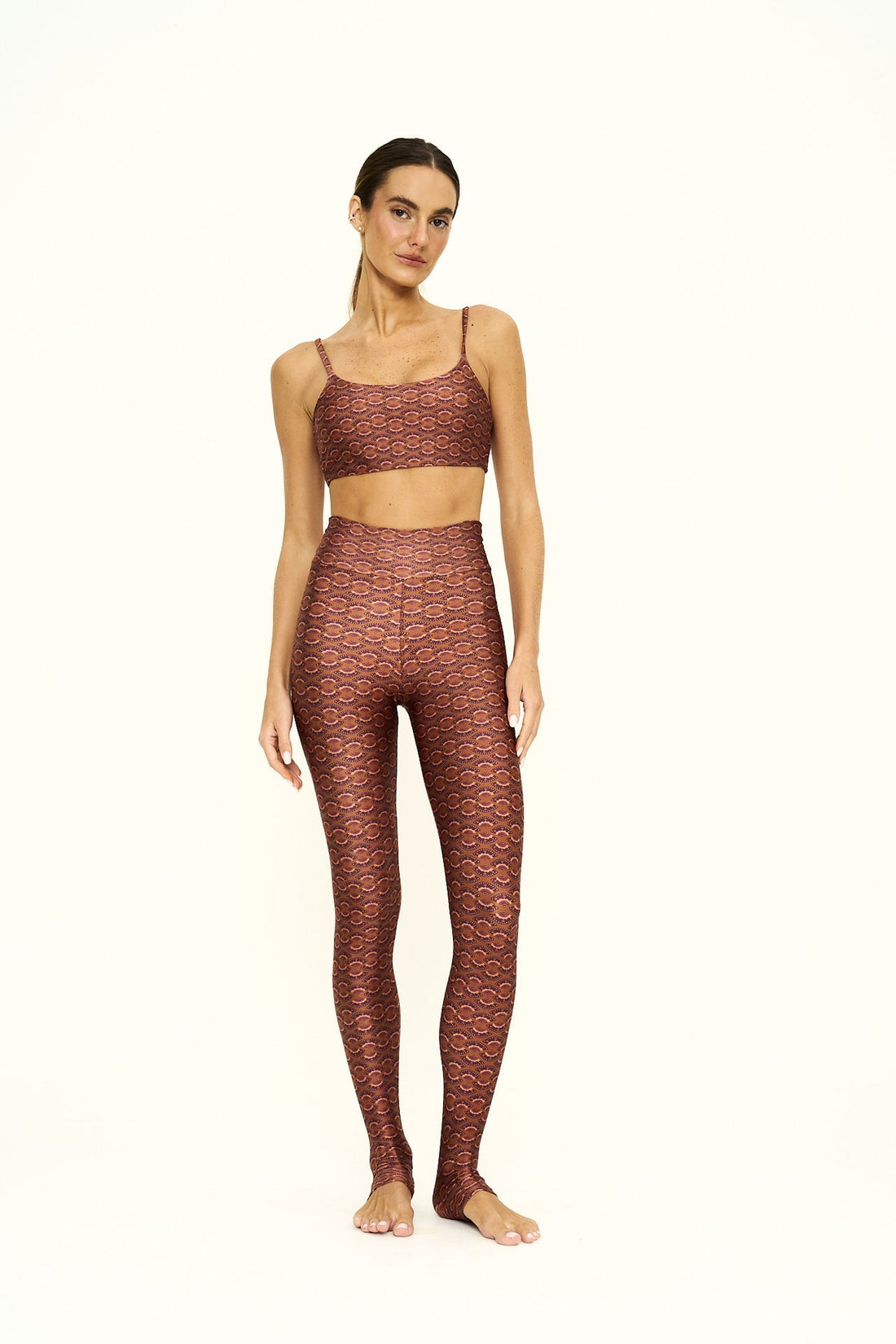 Legging Slim Brisa Marrom