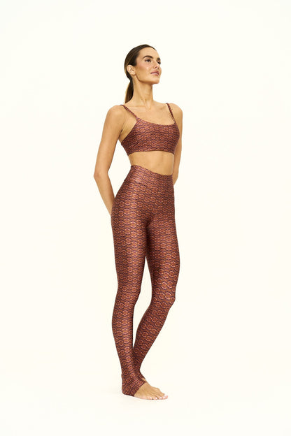 Legging Slim Brisa Marrom