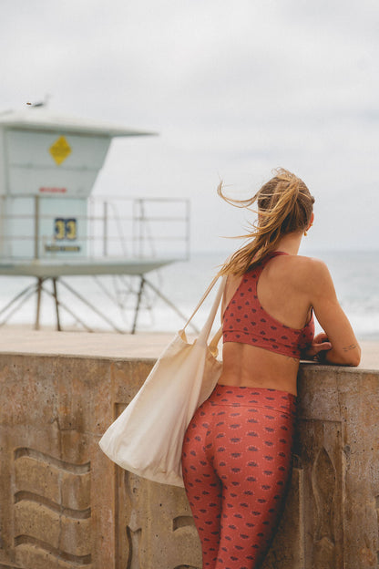 Calça Legging Slim Clay Garden