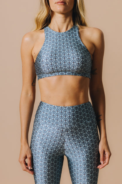 Legging High Celeste