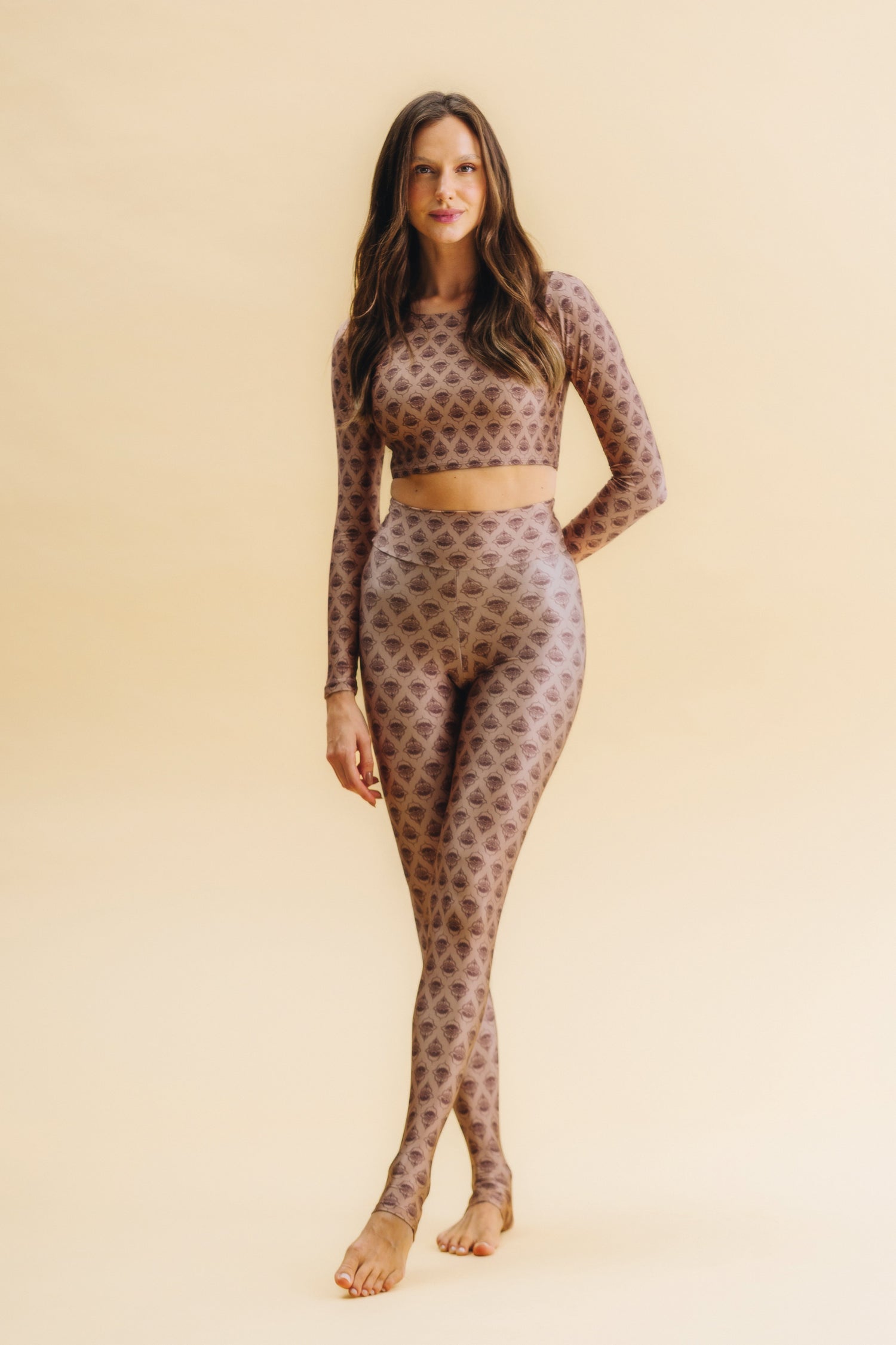 Legging Slim Hamsá Mocha