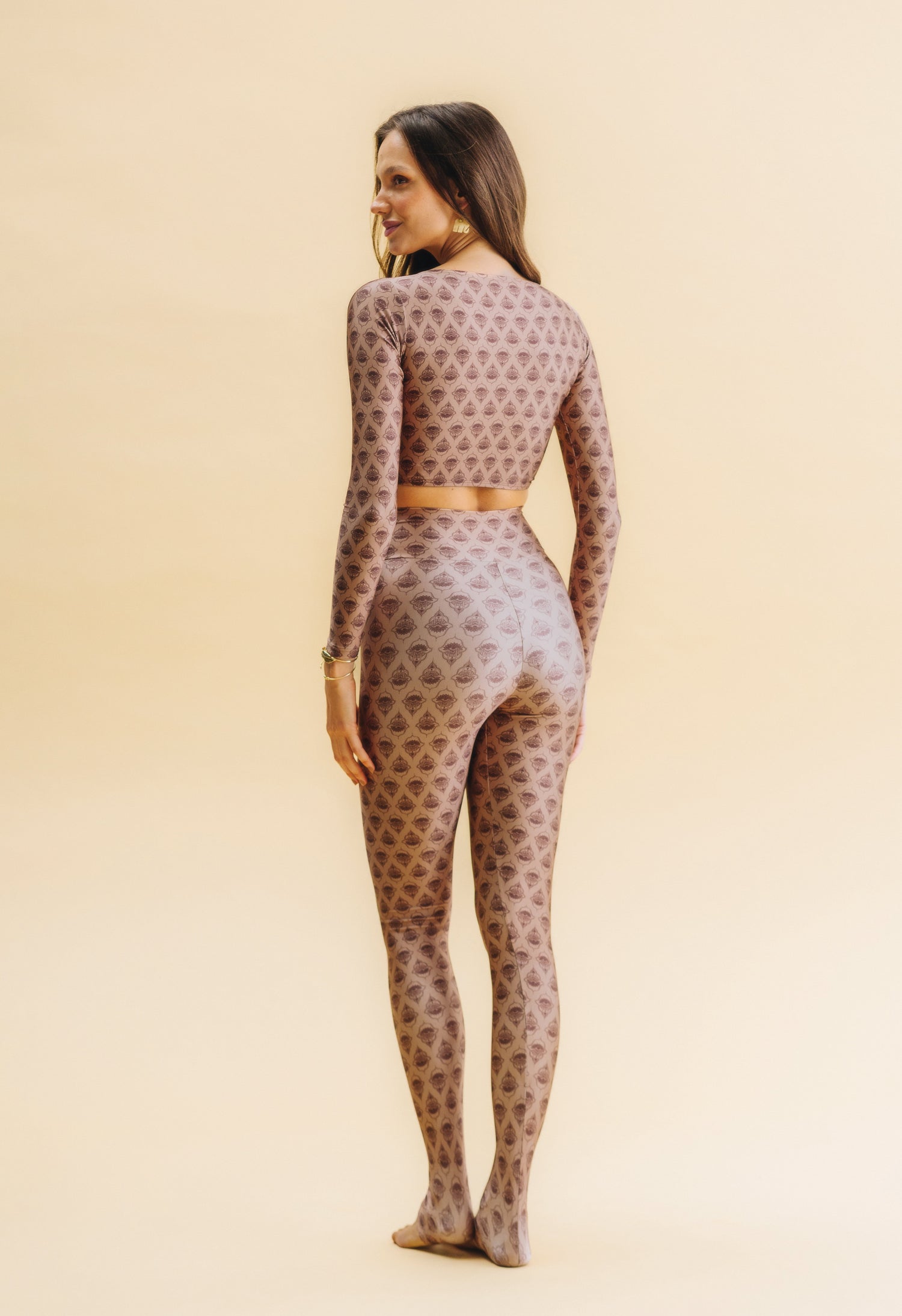 Legging High Hamsá Mocha