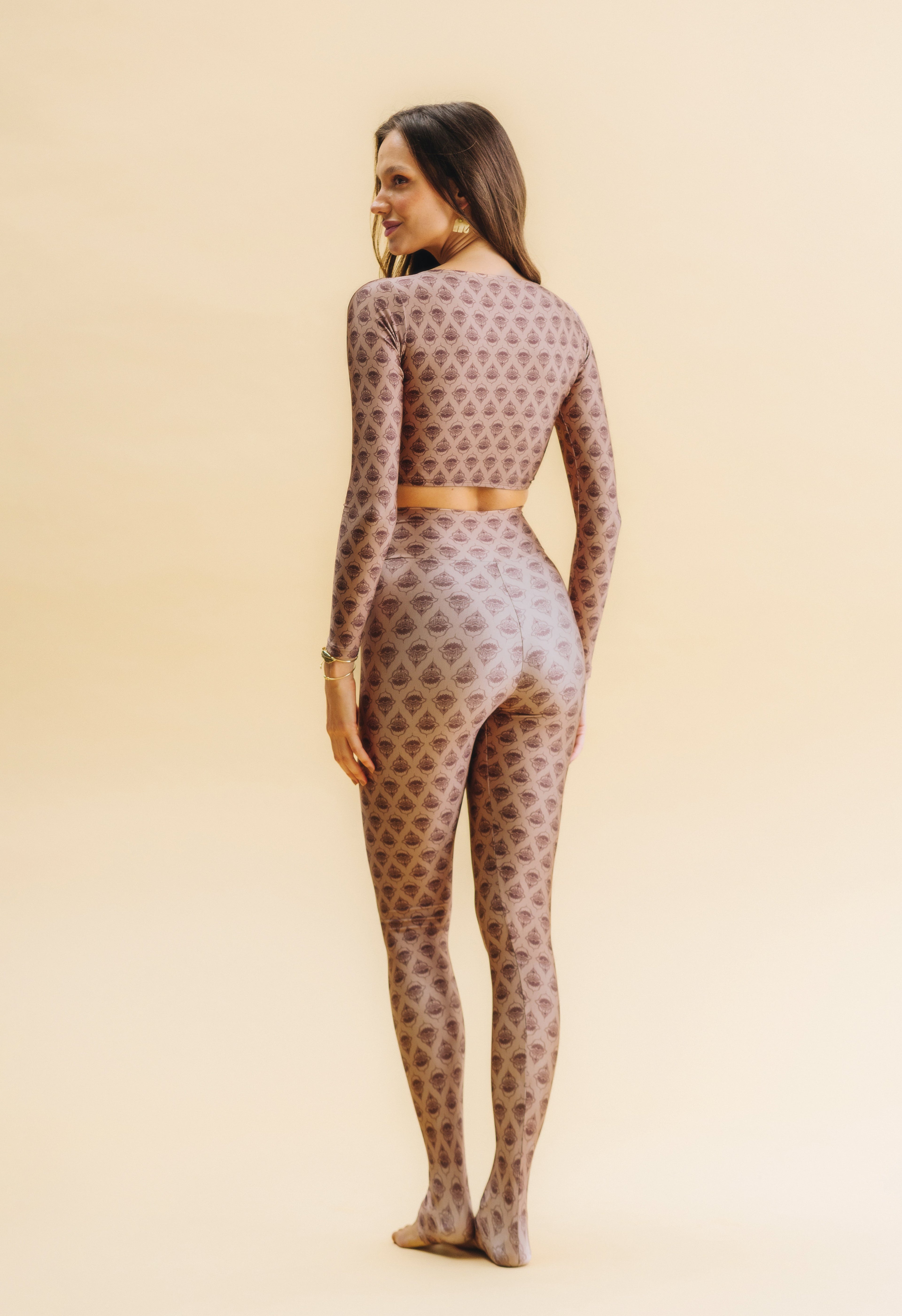 Legging High Hamsá Mocha