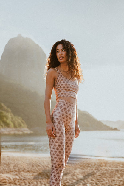 Legging High Hamsá Mocha