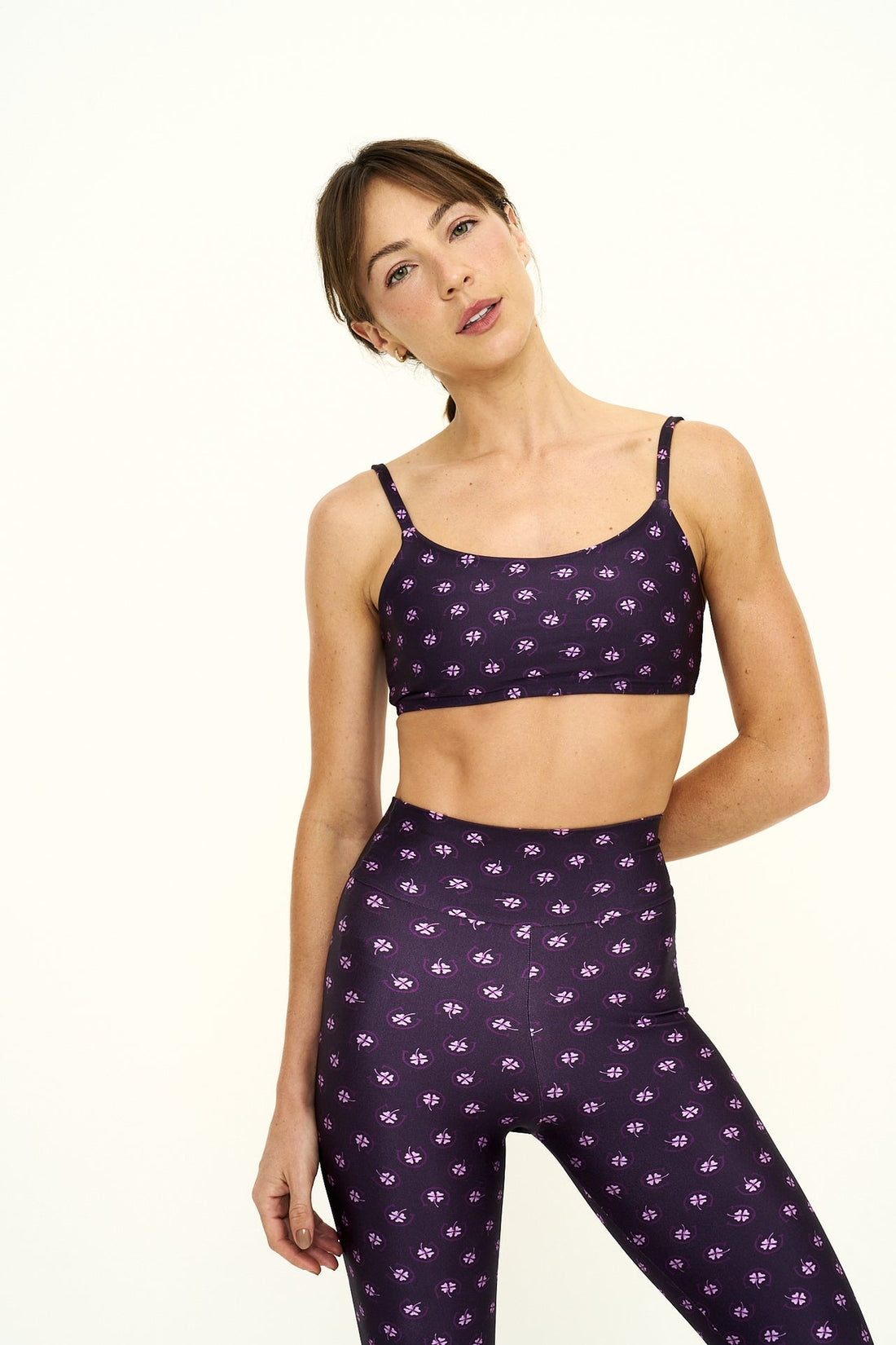 Top New Fit Lucky Purple