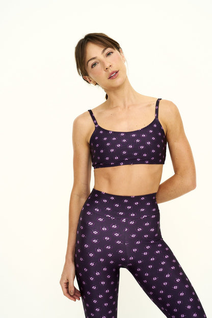 Top New Fit Lucky Purple