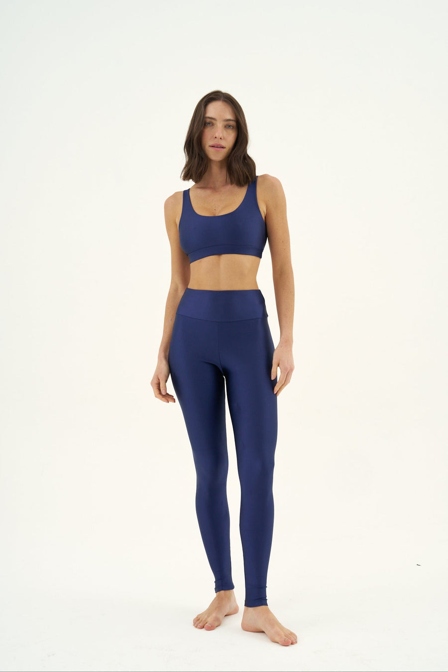 Legging High Lis Deep Blue