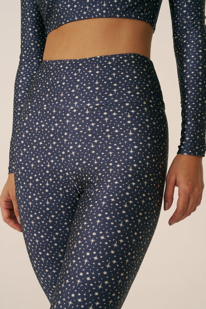 Legging High Blue Galaxy