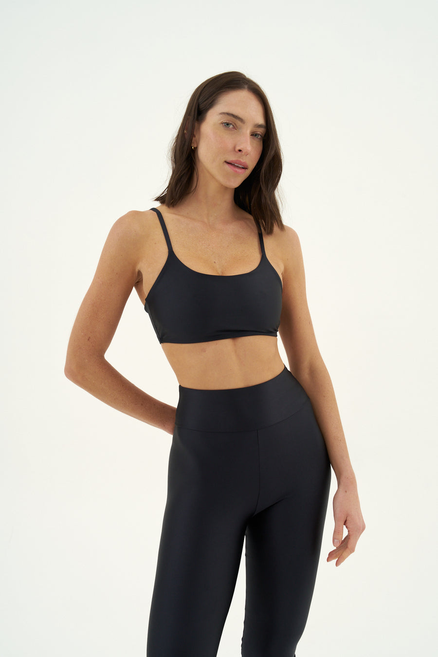 Top New Fit Black Liso