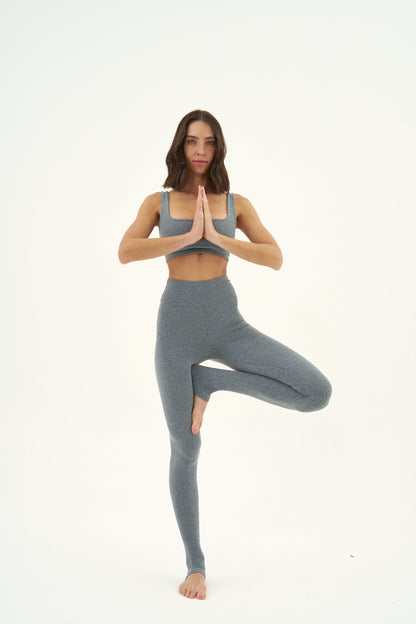 Calça Legging Slim Mescla