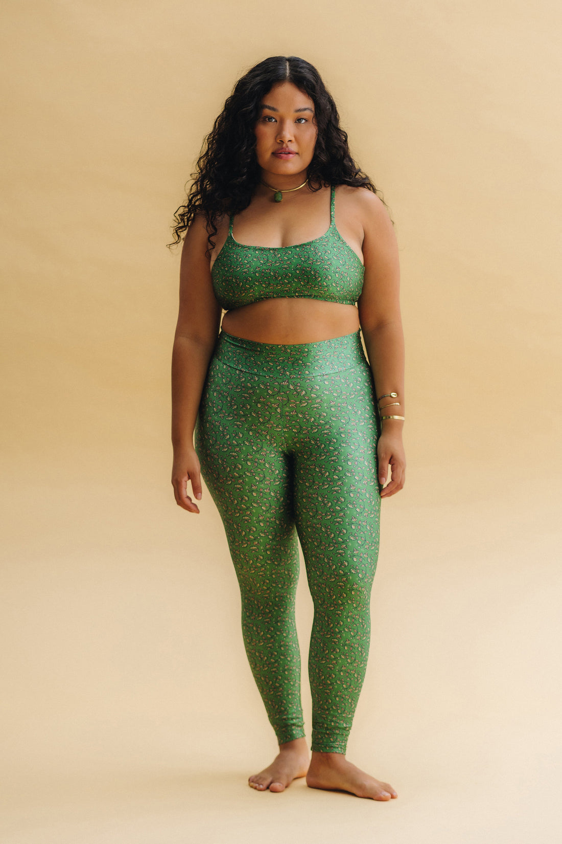Legging Slim Garden Green