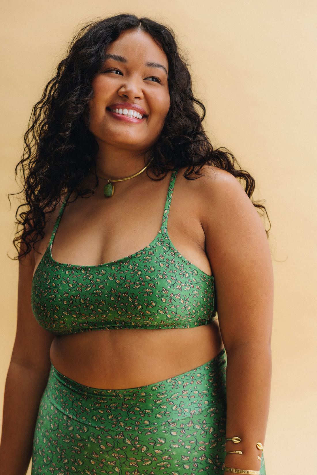 Top New Fit Garden Green