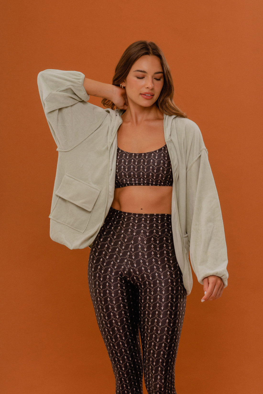 Comfort Pistachio Coat - 100% Organic Cotton